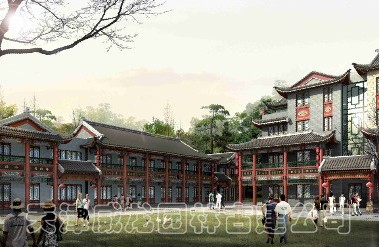 仿古商業街規劃設計2